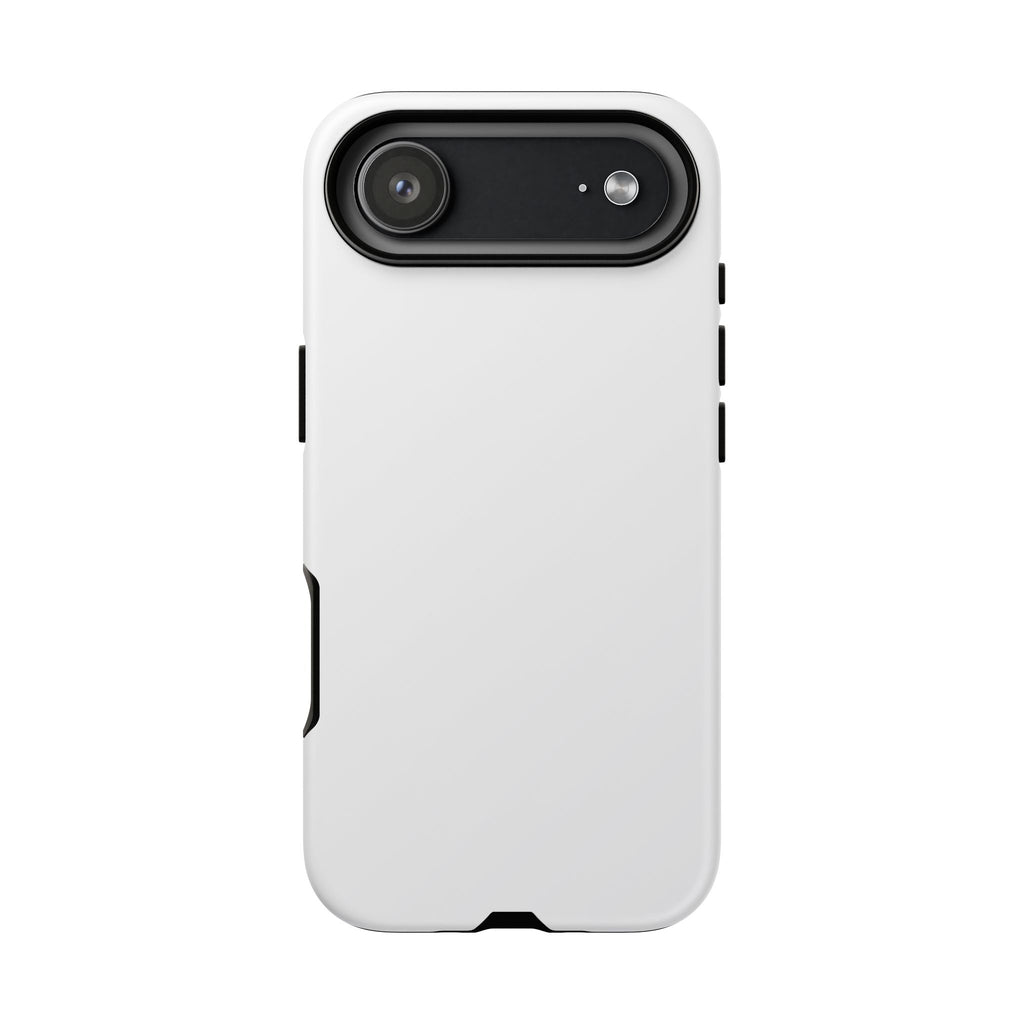Tough iPhone Case (Silver Matte/Glossy) - Shockproof Durable Protective Cover