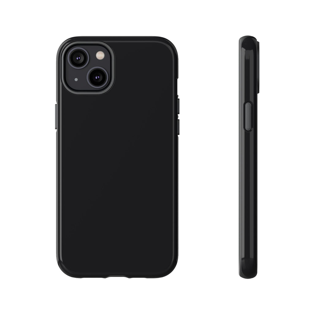 Tough iPhone Case (Space Black Matte/Glossy) - Shockproof Durable Protective Cover