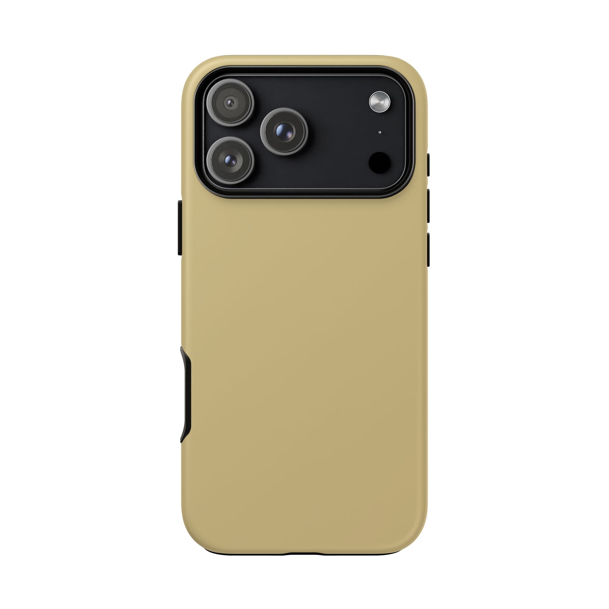 Tough iPhone Case (Gold Matte/Glossy) - Shockproof Durable Protective Cover