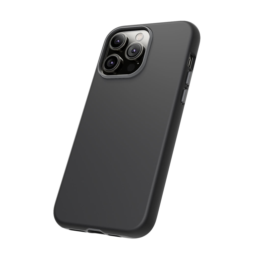 Tough iPhone Case (Space Black Matte/Glossy) - Shockproof Durable Protective Cover