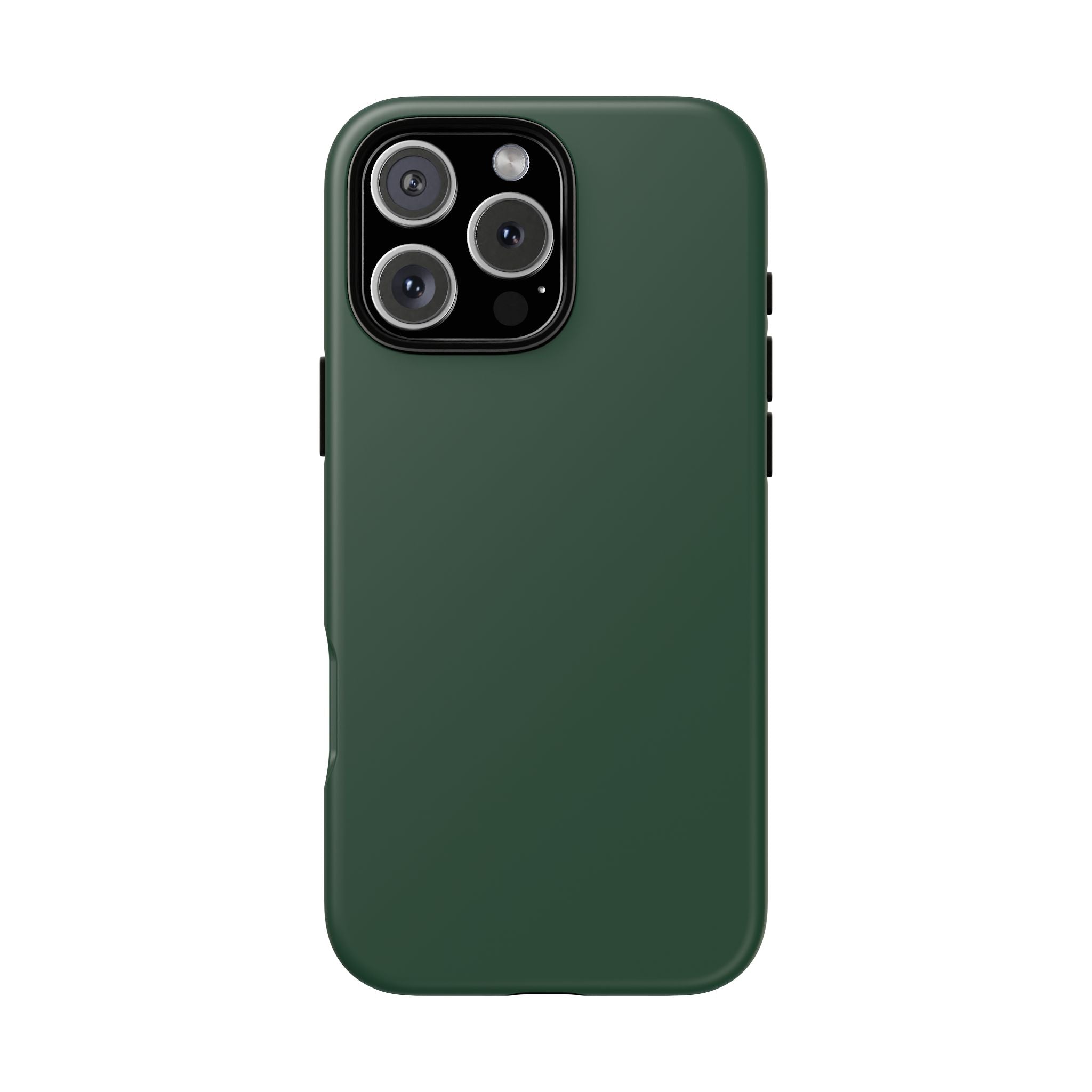 Tough iPhone Case (Green Matte/Glossy) - Shockproof Durable Protective Cover