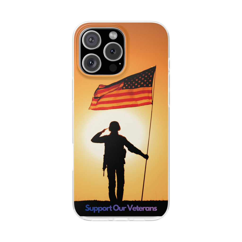 Veterans and Troops Support Phone Case - iPhone 17/16/15 & Samsung A24
