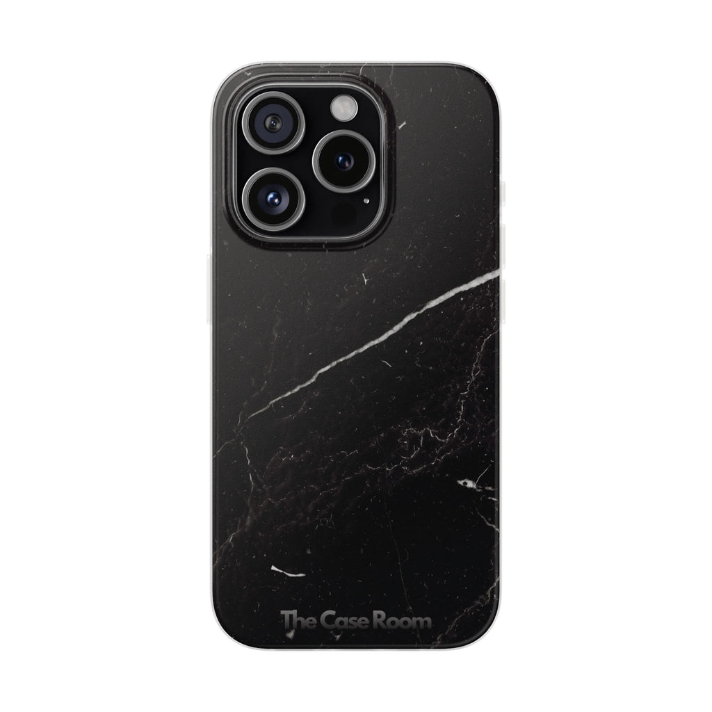 Black Marble Phone Case - iPhone 17/16/15 & Samsung A24