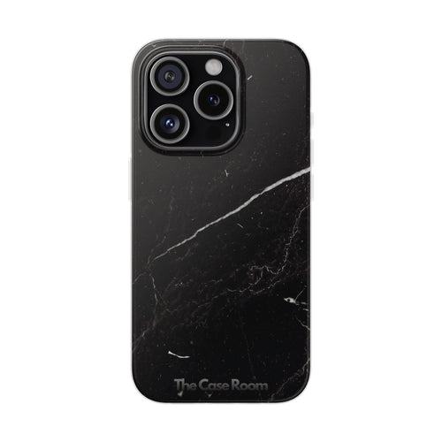 Black Marble Phone Case - iPhone 17/16/15 & Samsung A24