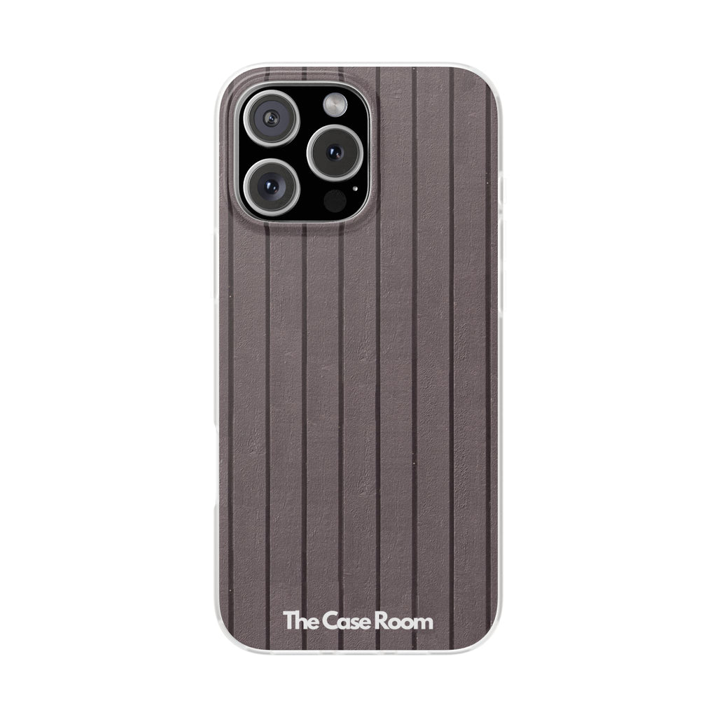 Rustic Wood Panel (Black) Phone Case - iPhone 17/16/15 & Samsung A24