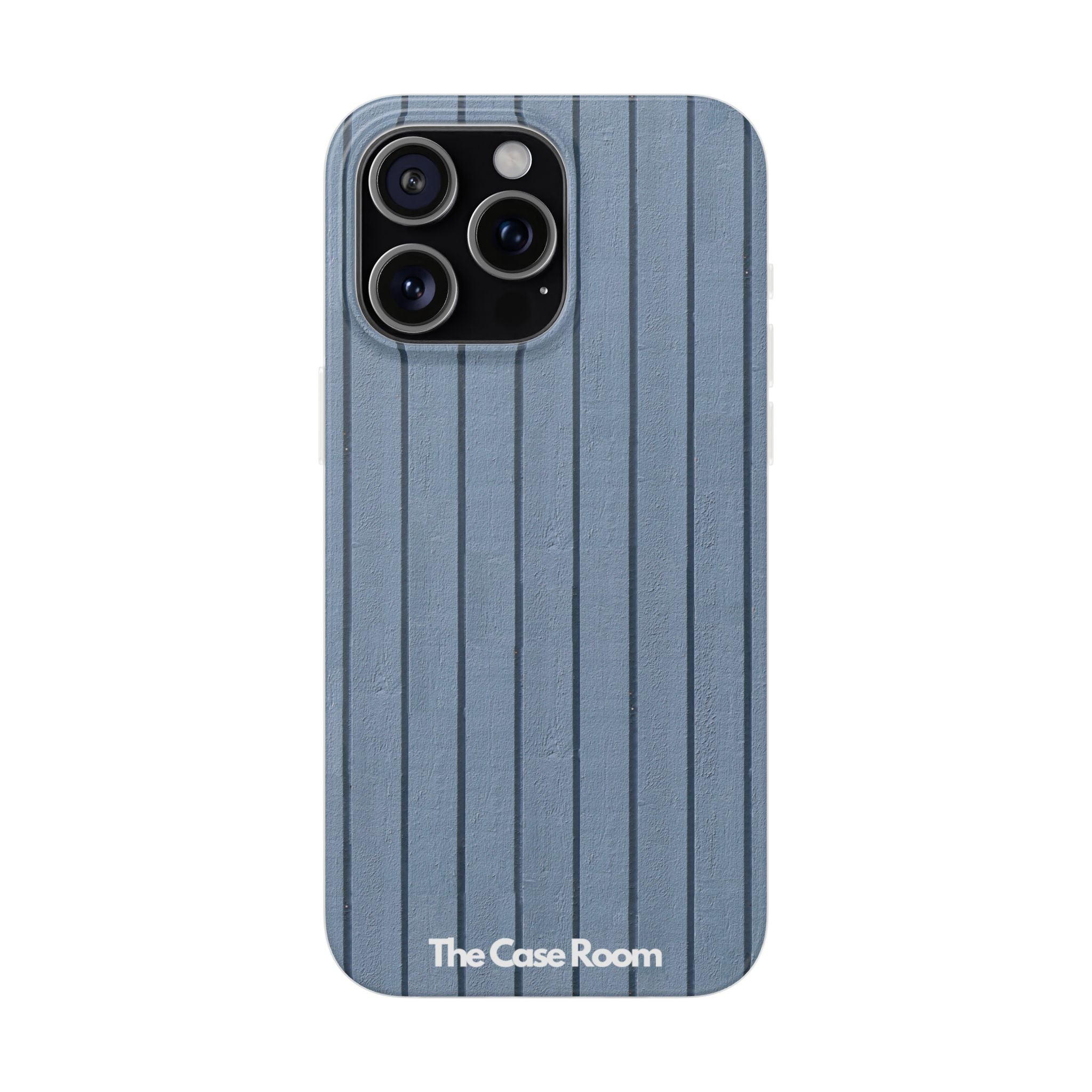 Rustic Wood Panel (Blue) Phone Case - iPhone 17/16/15 & Samsung A24