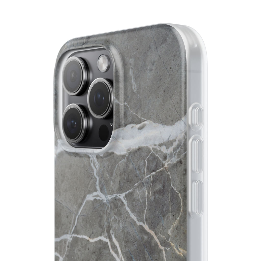 Gray Marble Phone Case - iPhone 17/16/15 & Samsung A24