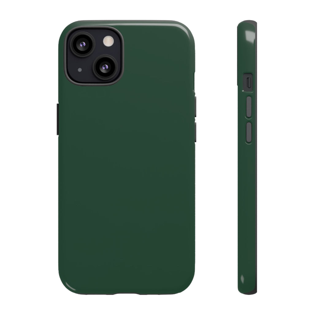 Tough iPhone Case (Green Matte/Glossy) - Shockproof Durable Protective Cover