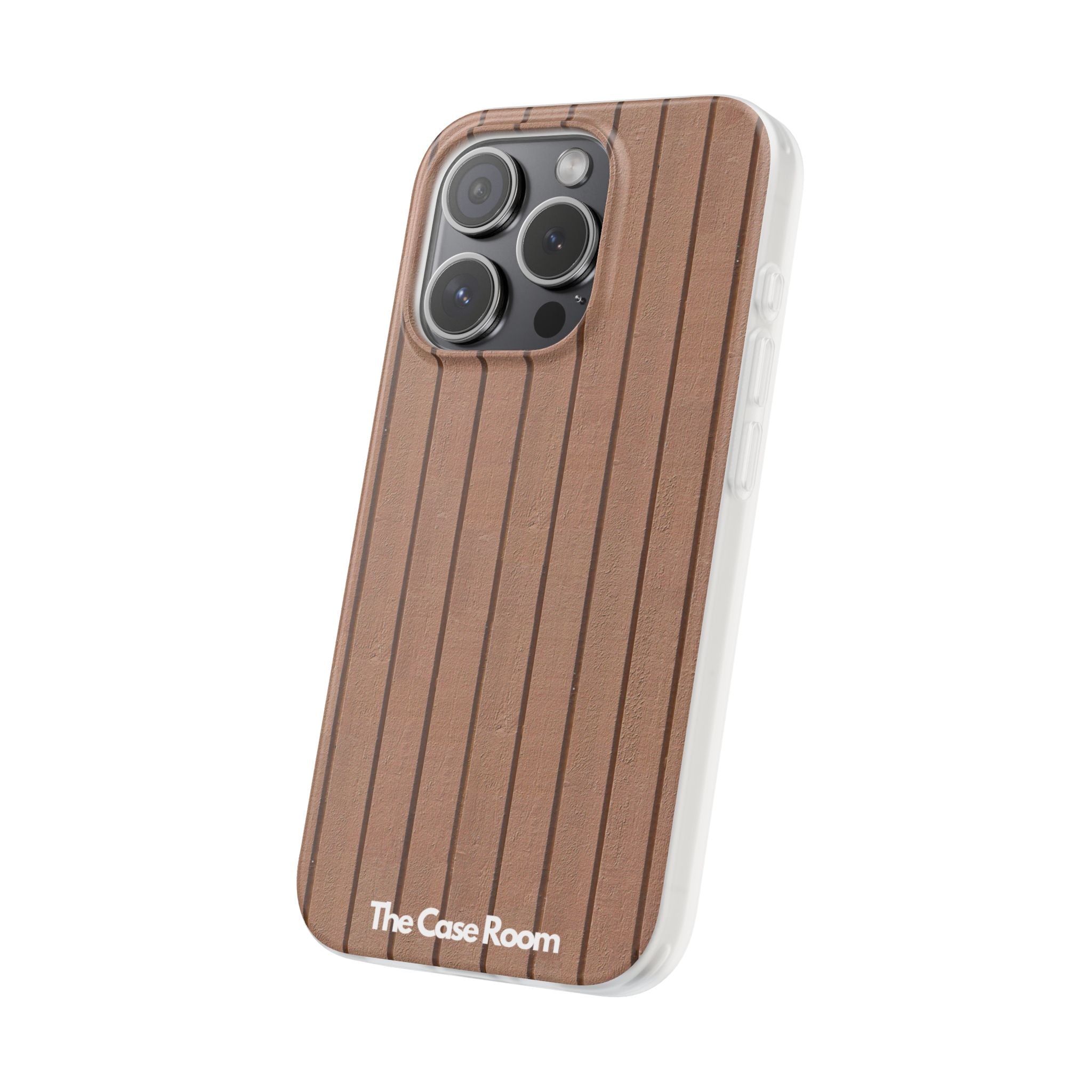 Rustic Wood Panel (Brown) Phone Case - iPhone 17/16/15 & Samsung A24