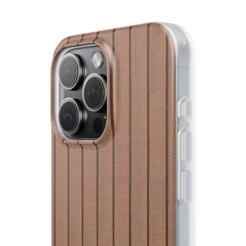 Rustic Wood Panel (Brown) Phone Case - iPhone 17/16/15 & Samsung A24