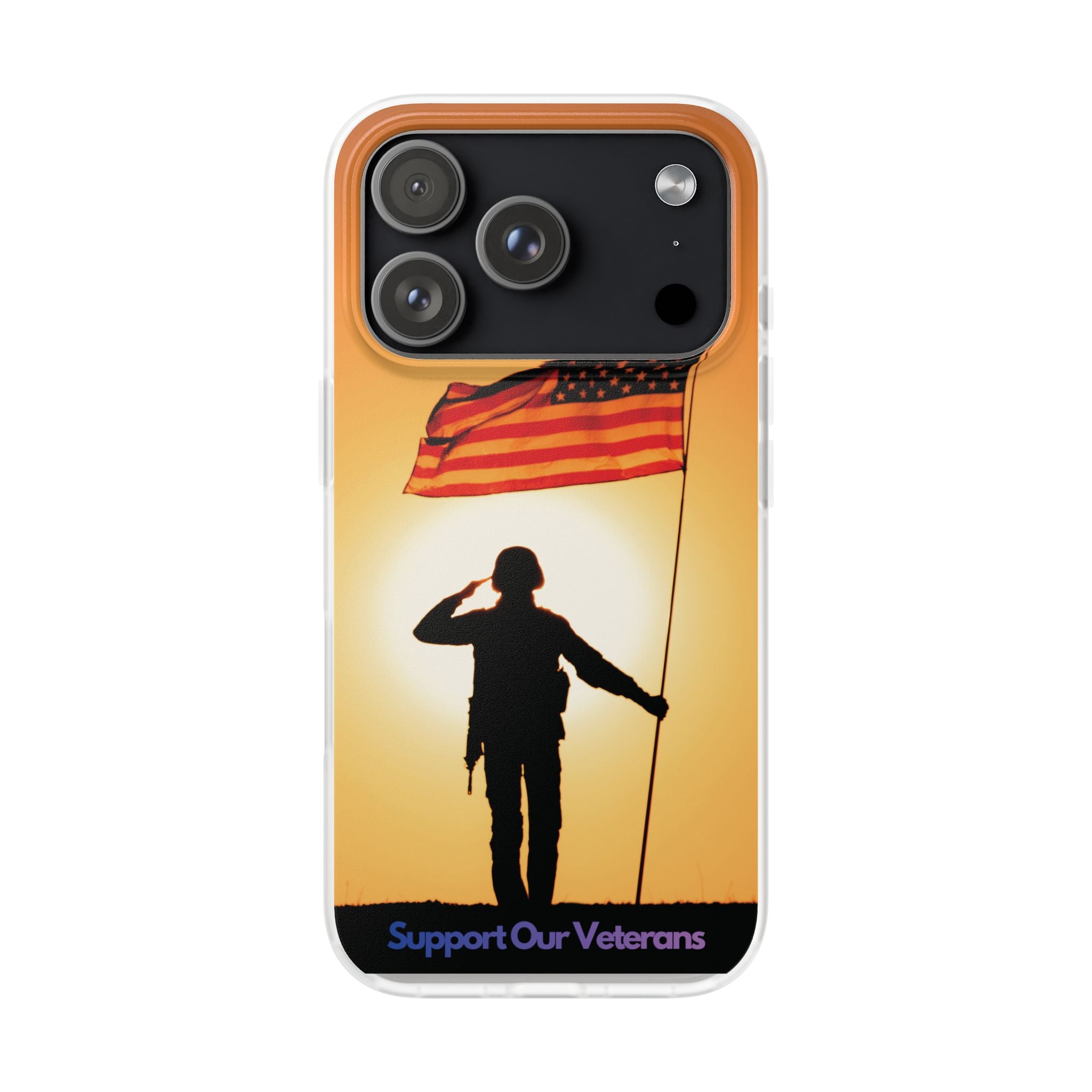 Veterans and Troops Support Phone Case - iPhone 17/16/15 & Samsung A24