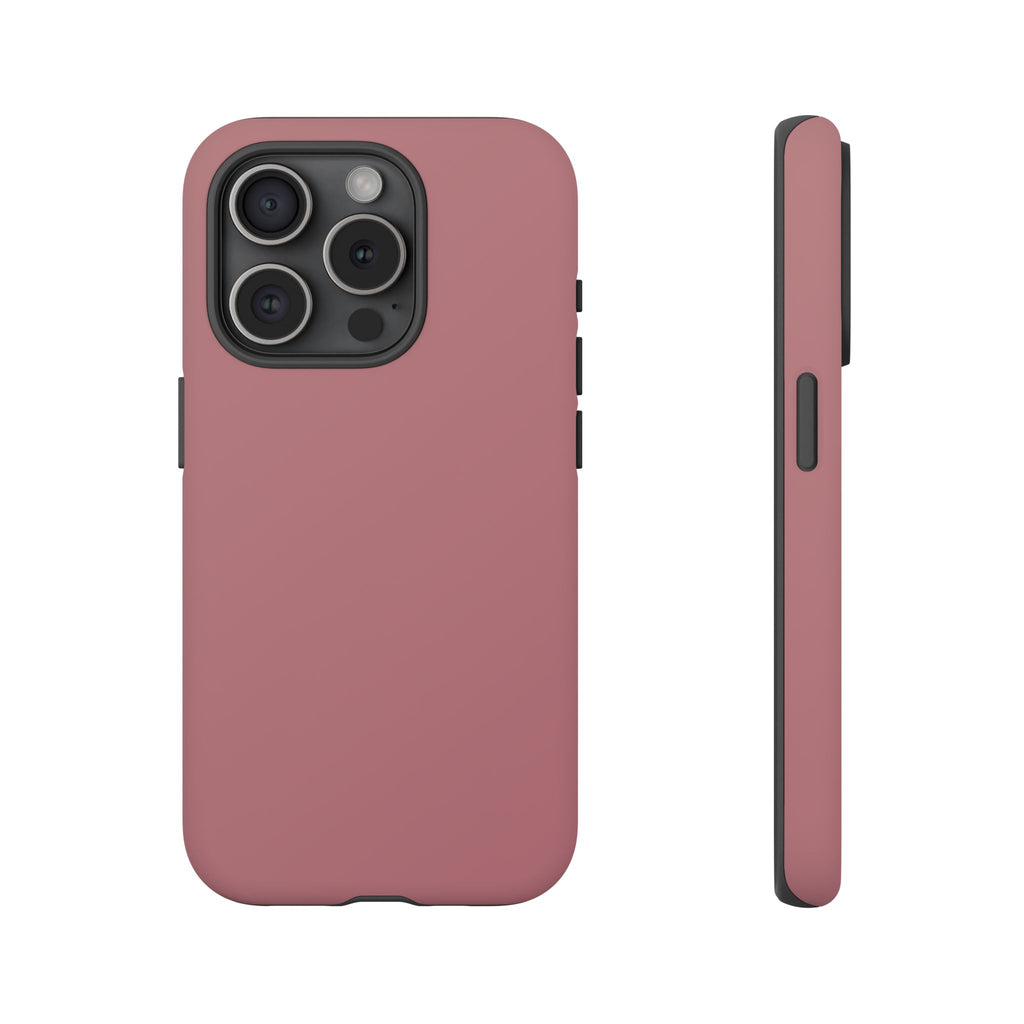 Tough iPhone Case (Rose Matte/Glossy) - Shockproof Durable Protective Cover