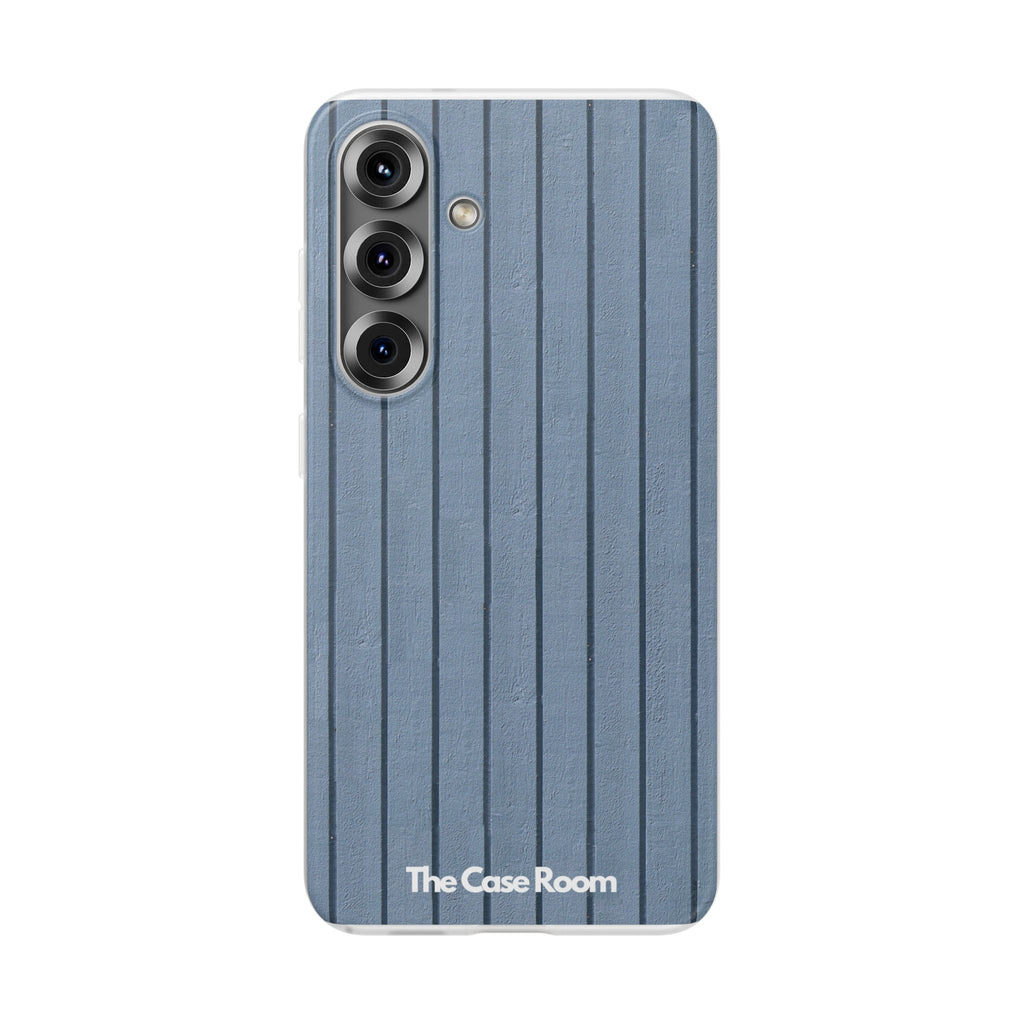 Rustic Wood Panel (Blue) Phone Case - iPhone 17/16/15 & Samsung A24