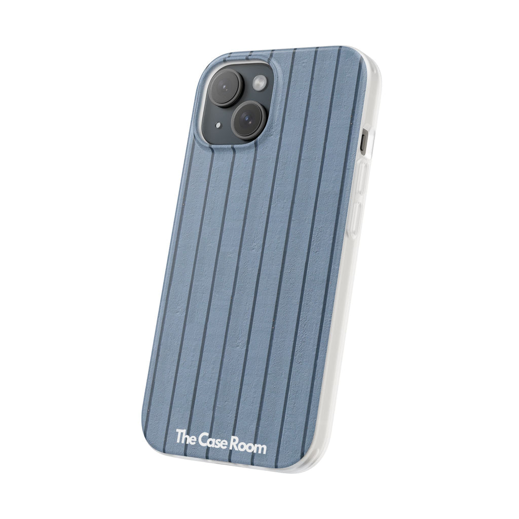 Rustic Wood Panel (Blue) Phone Case - iPhone 17/16/15 & Samsung A24