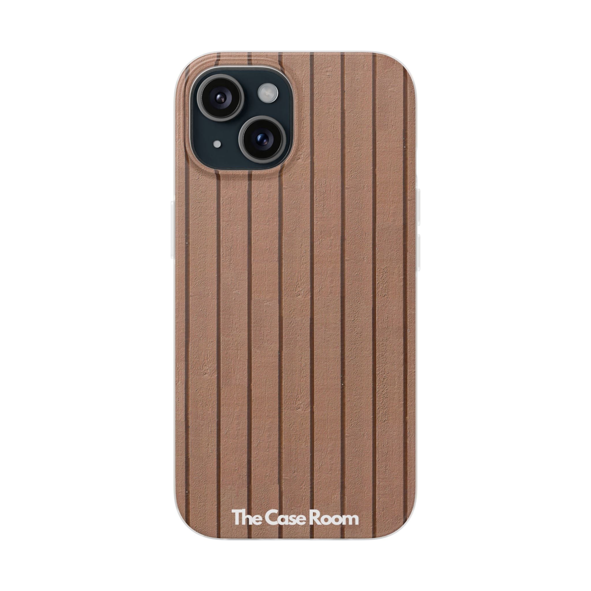 Rustic Wood Panel (Brown) Phone Case - iPhone 17/16/15 & Samsung A24