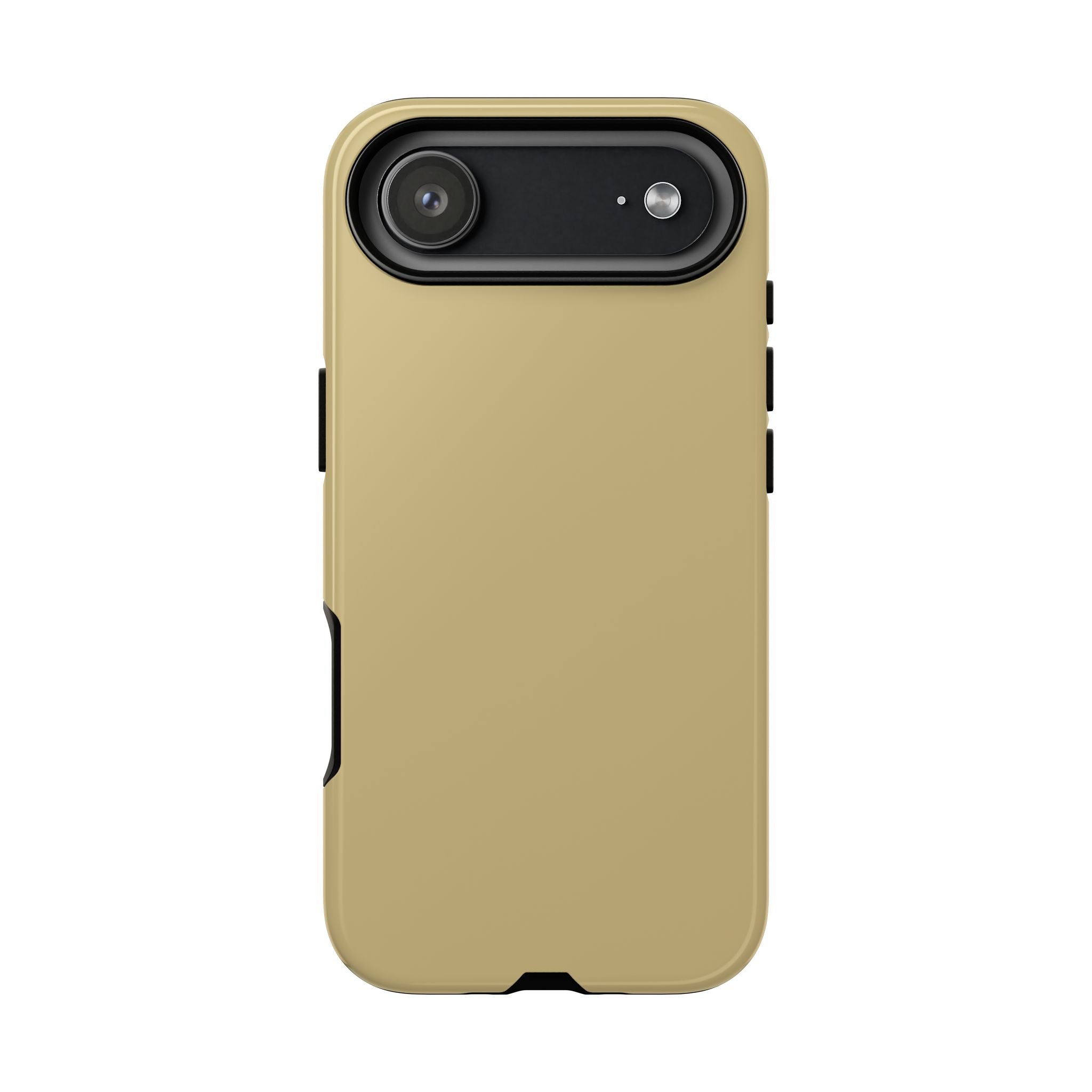 Tough iPhone Case (Gold Matte/Glossy) - Shockproof Durable Protective Cover