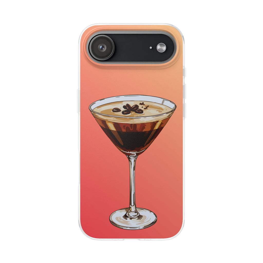 Espresso Martini Phone Case (Sunrise) - Stylish Cocktail iPhone 17/16/15 & Samsung A24