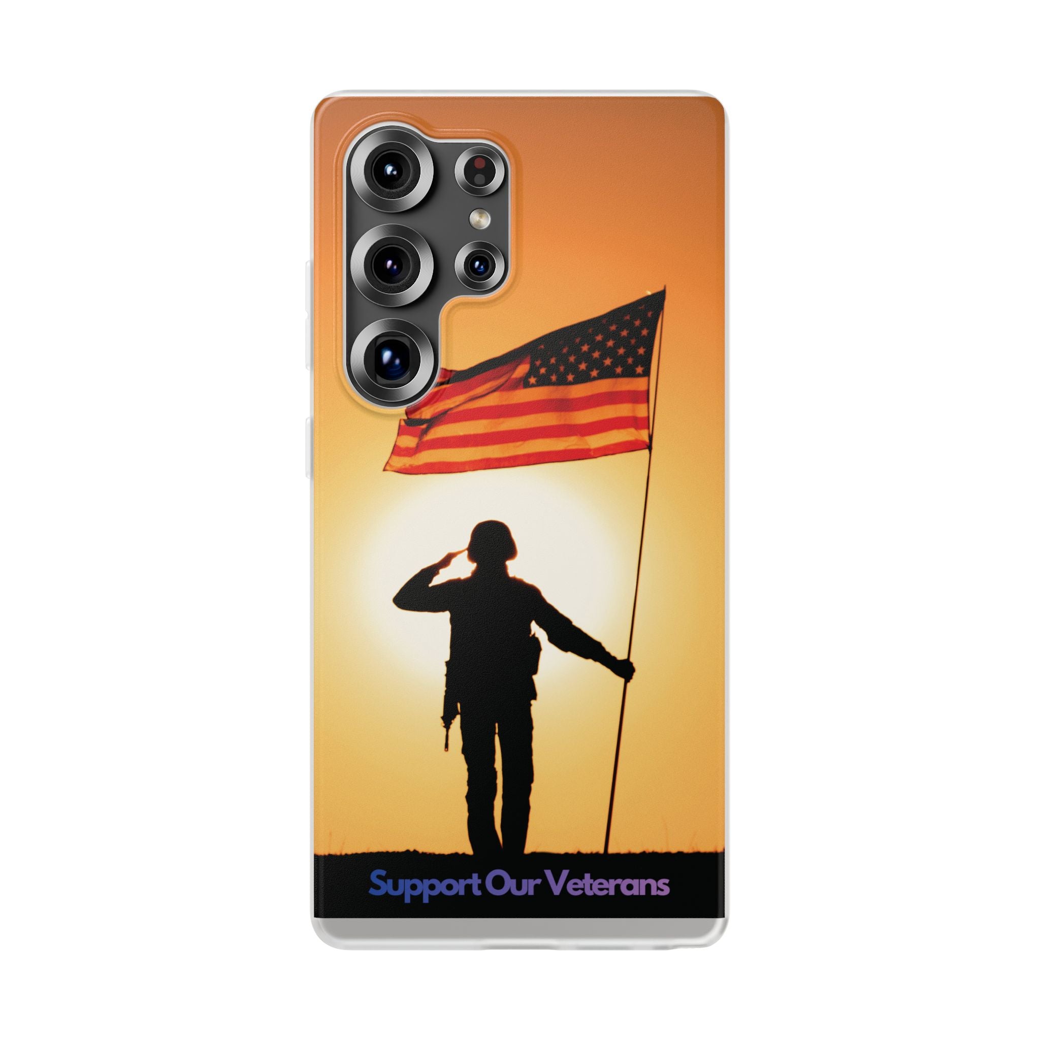 Veterans and Troops Support Phone Case - iPhone 17/16/15 & Samsung A24