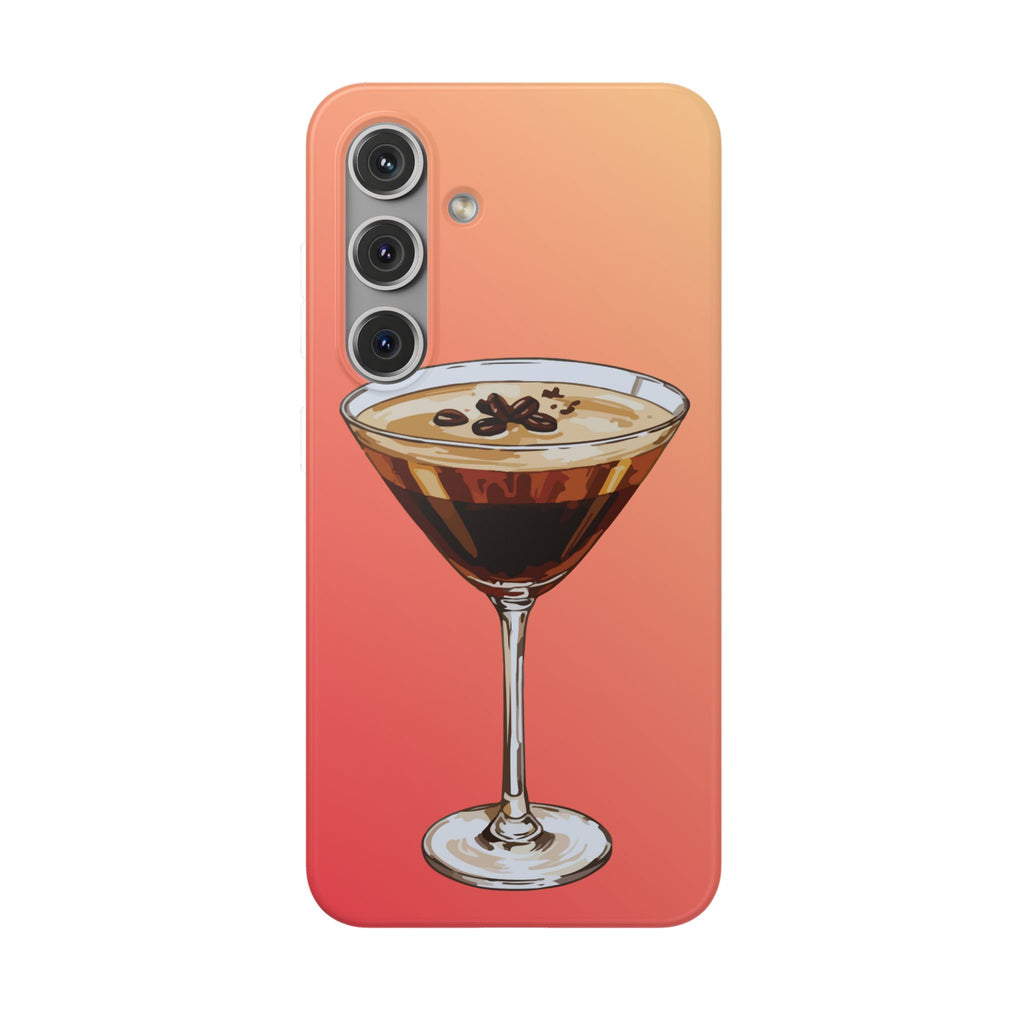 Espresso Martini Phone Case (Sunrise) - Stylish Cocktail iPhone 17/16/15 & Samsung A24