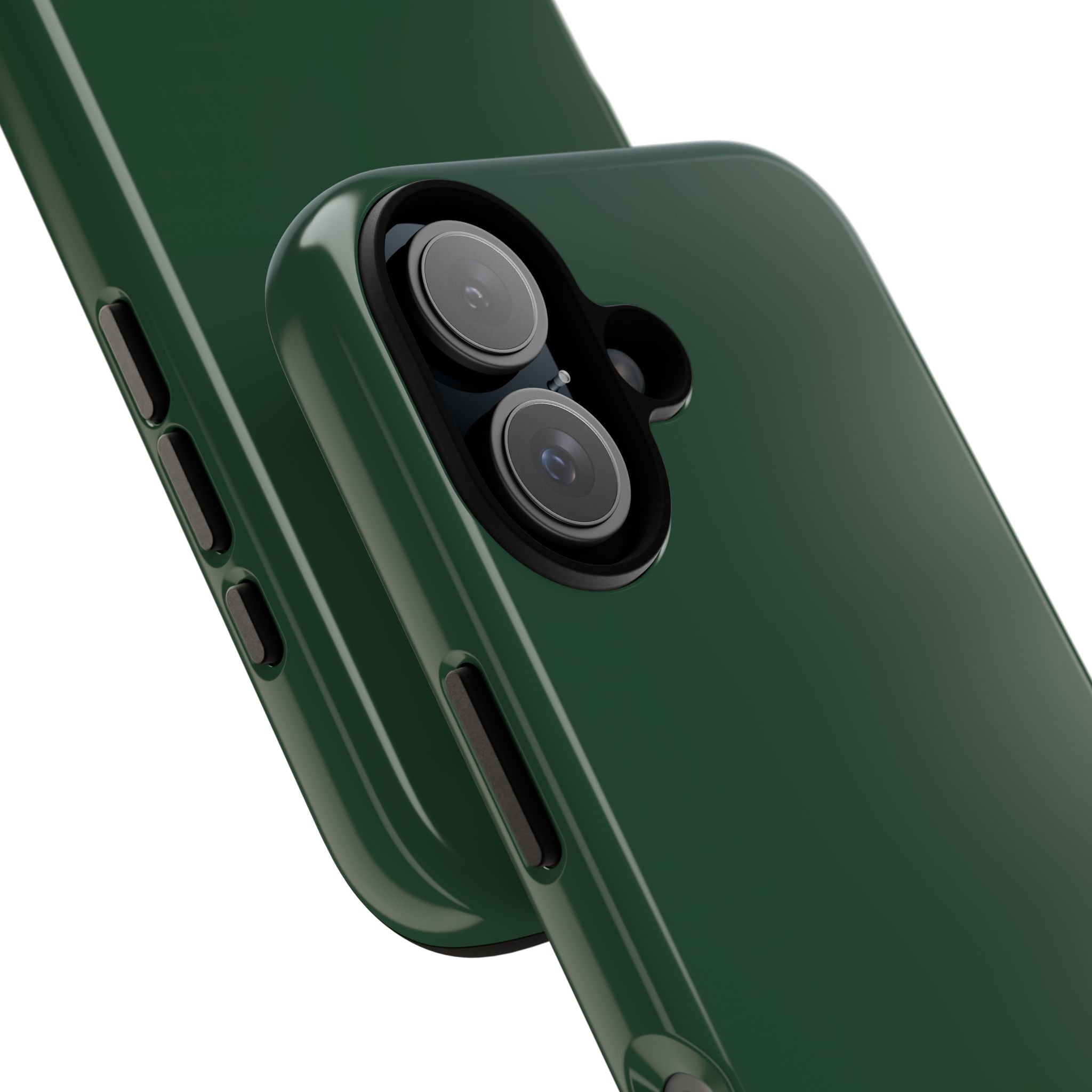 Tough iPhone Case (Green Matte/Glossy) - Shockproof Durable Protective Cover