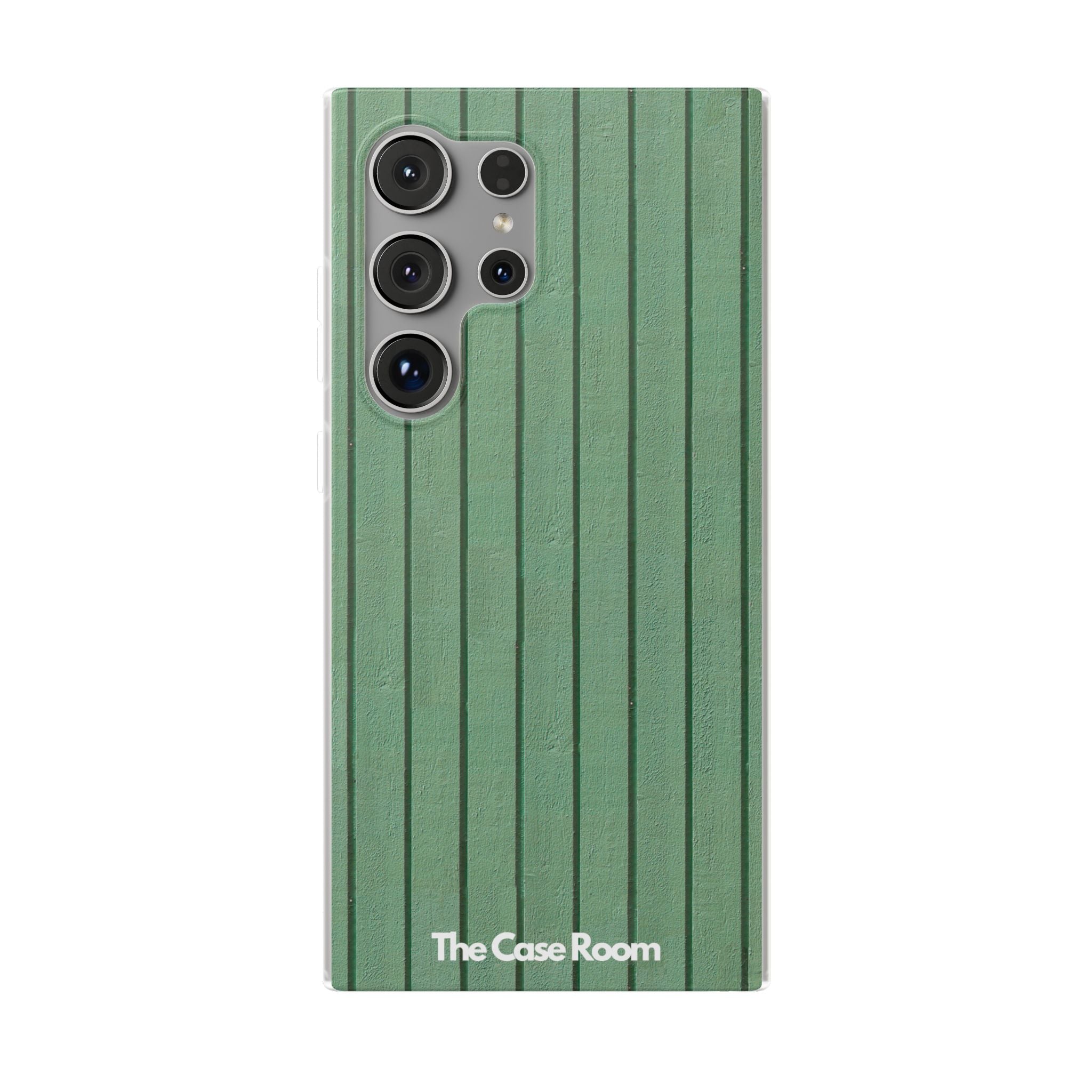 Rustic Wood Panel (Green) Phone Case - iPhone 17/16/15 & Samsung A24