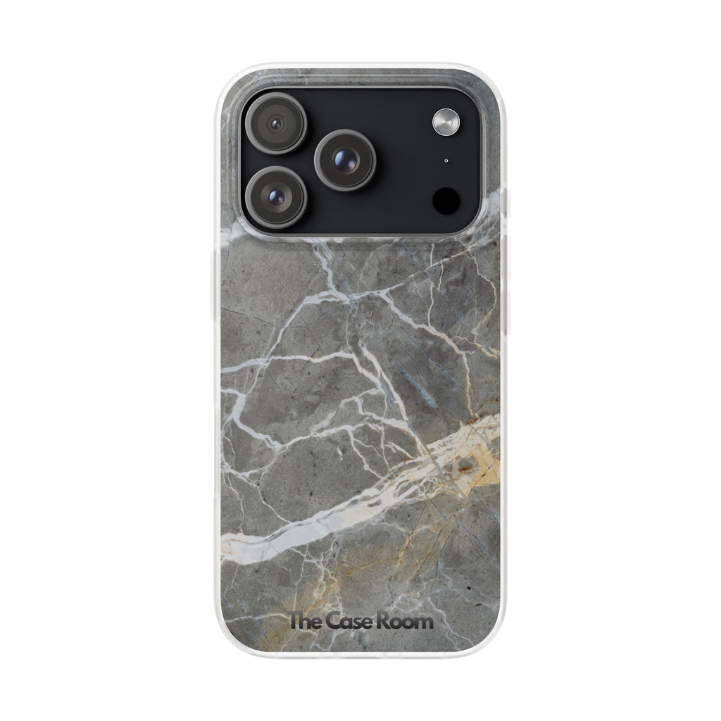 Gray Marble Phone Case - iPhone 17/16/15 & Samsung A24