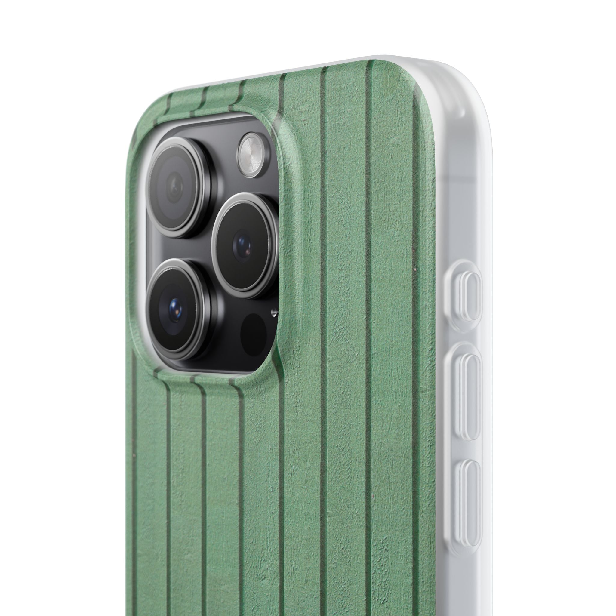 Rustic Wood Panel (Green) Phone Case - iPhone 17/16/15 & Samsung A24