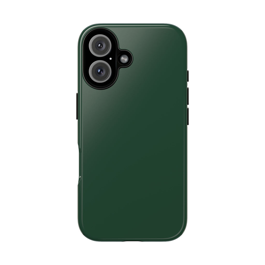 Tough iPhone Case (Green Matte/Glossy) - Shockproof Durable Protective Cover