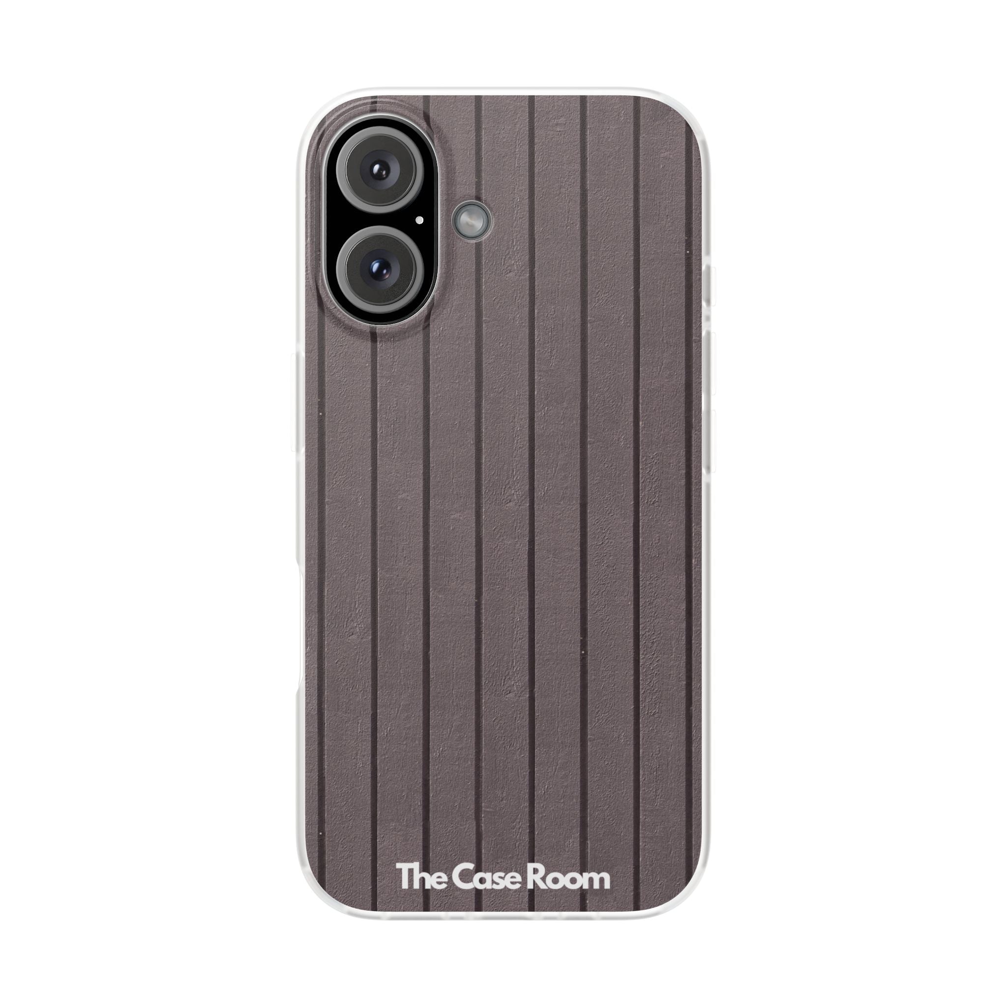 Rustic Wood Panel (Black) Phone Case - iPhone 17/16/15 & Samsung A24