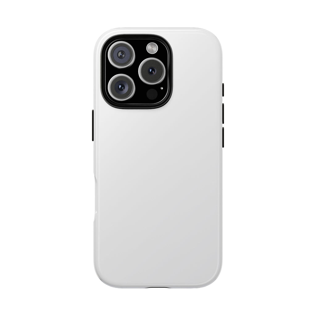Tough iPhone Case (Silver Matte/Glossy) - Shockproof Durable Protective Cover