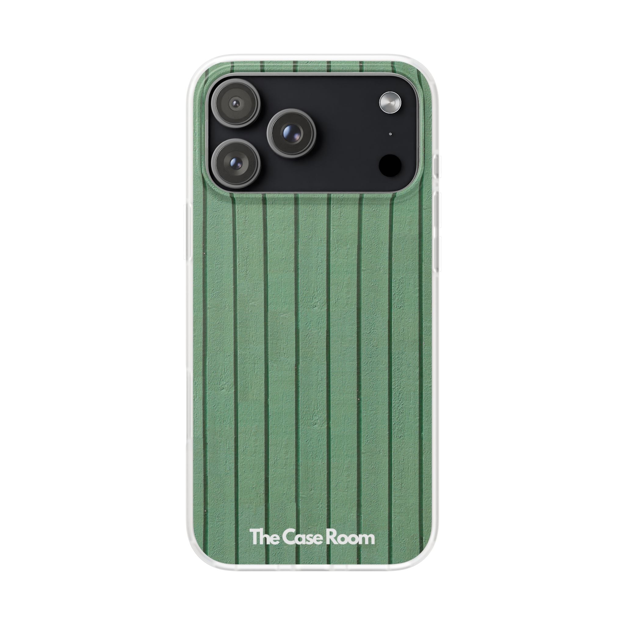 Rustic Wood Panel (Green) Phone Case - iPhone 17/16/15 & Samsung A24