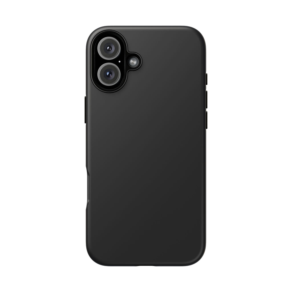 Tough iPhone Case (Space Black Matte/Glossy) - Shockproof Durable Protective Cover