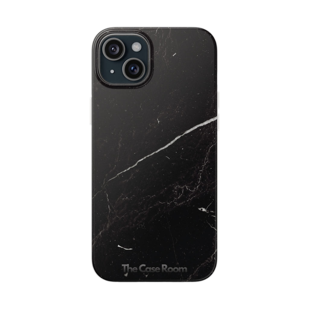 Black Marble Phone Case - iPhone 17/16/15 & Samsung A24