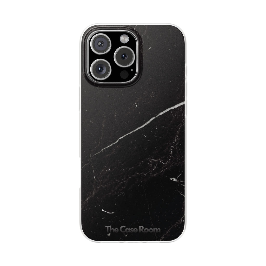 Black Marble Phone Case - iPhone 17/16/15 & Samsung A24
