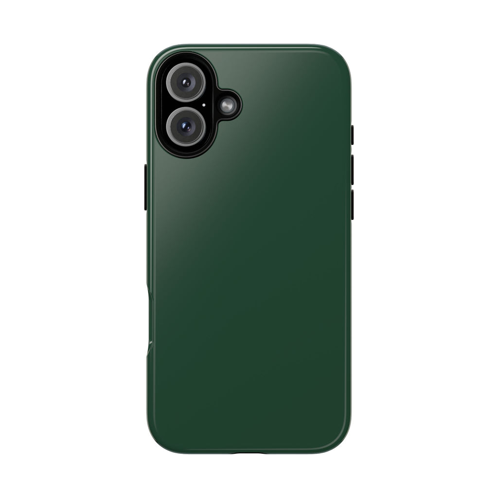 Tough iPhone Case (Green Matte/Glossy) - Shockproof Durable Protective Cover