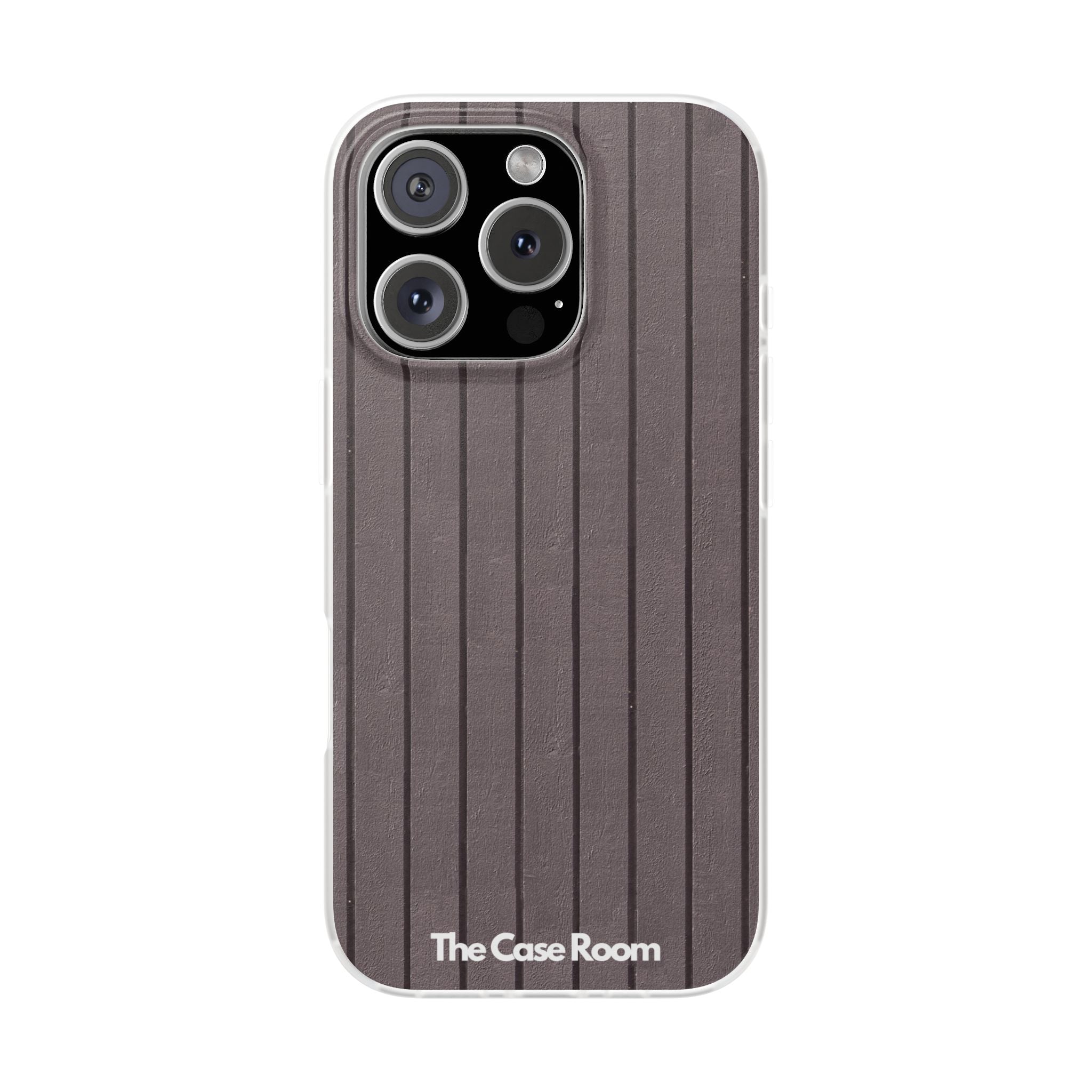 Rustic Wood Panel (Black) Phone Case - iPhone 17/16/15 & Samsung A24