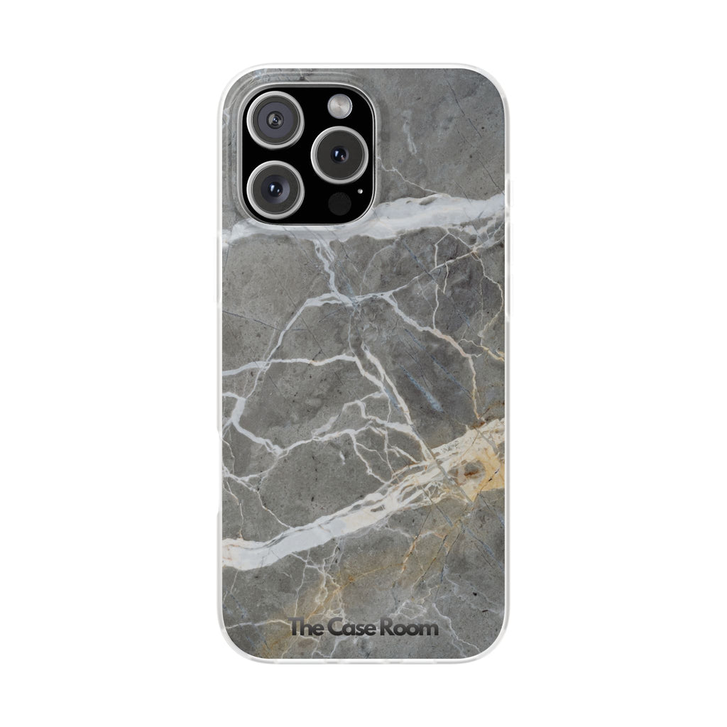 Gray Marble Phone Case - iPhone 17/16/15 & Samsung A24