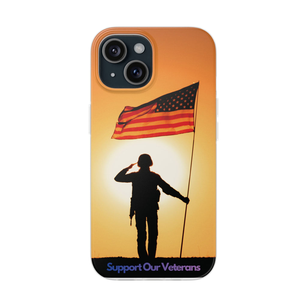 Veterans and Troops Support Phone Case - iPhone 17/16/15 & Samsung A24