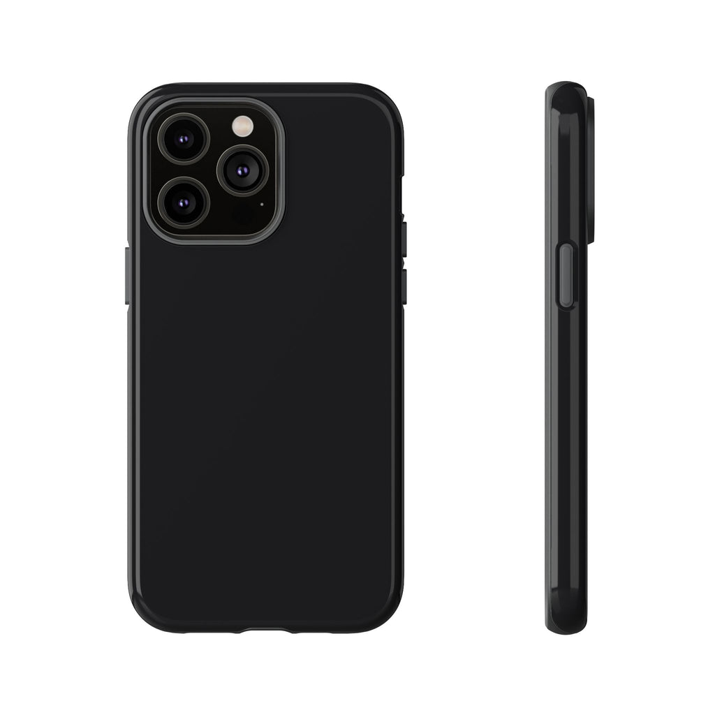 Tough iPhone Case (Space Black Matte/Glossy) - Shockproof Durable Protective Cover