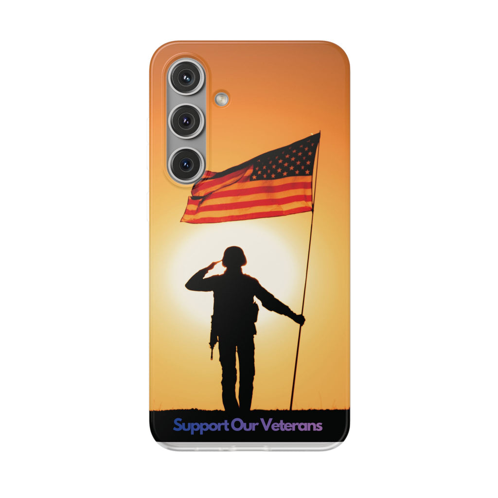 Veterans and Troops Support Phone Case - iPhone 17/16/15 & Samsung A24