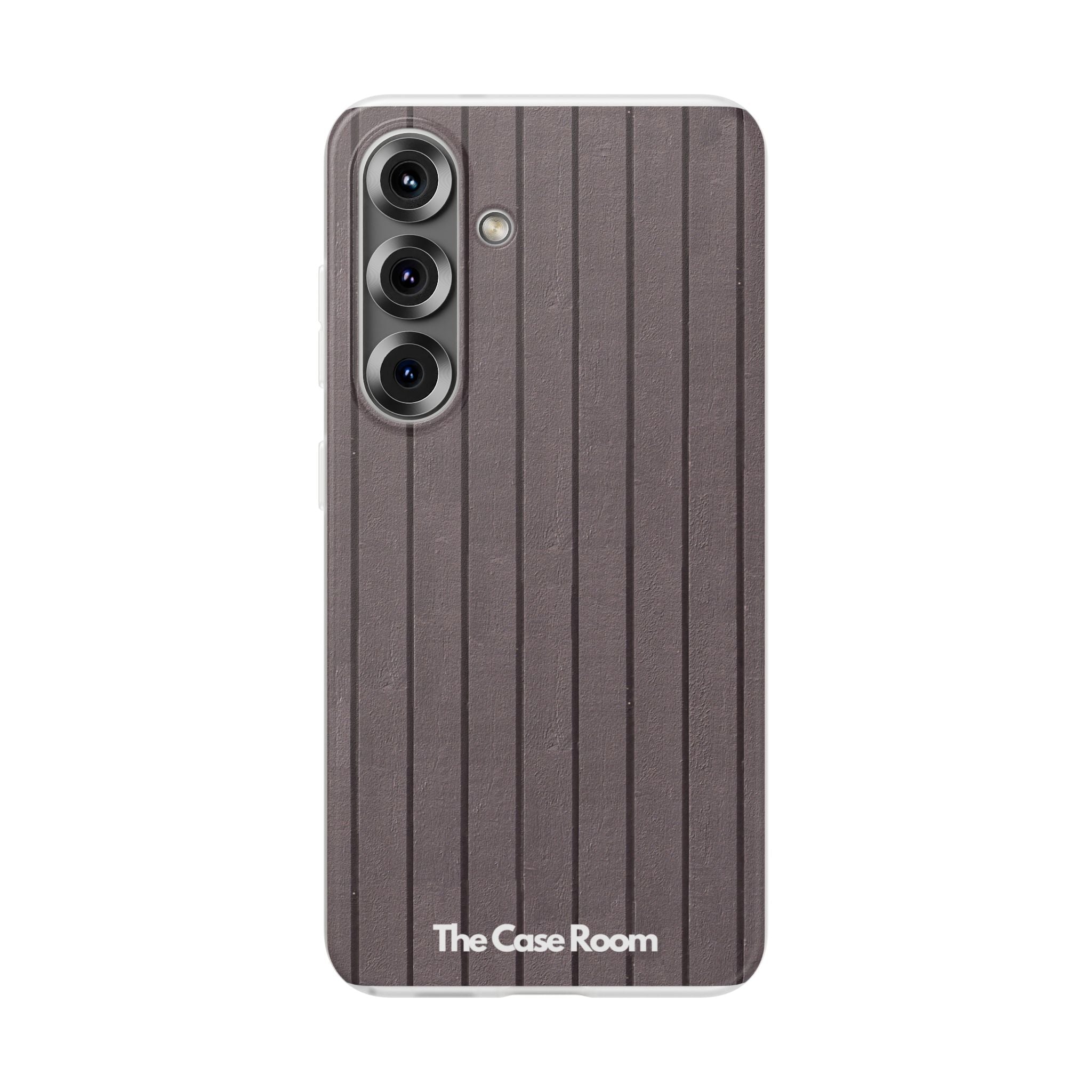 Rustic Wood Panel (Black) Phone Case - iPhone 17/16/15 & Samsung A24