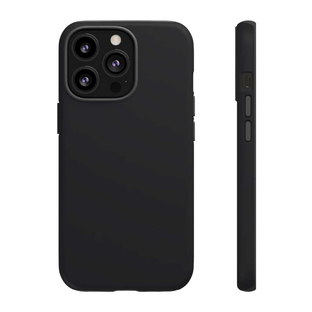 Tough iPhone Case (Space Black Matte/Glossy) - Shockproof Durable Protective Cover