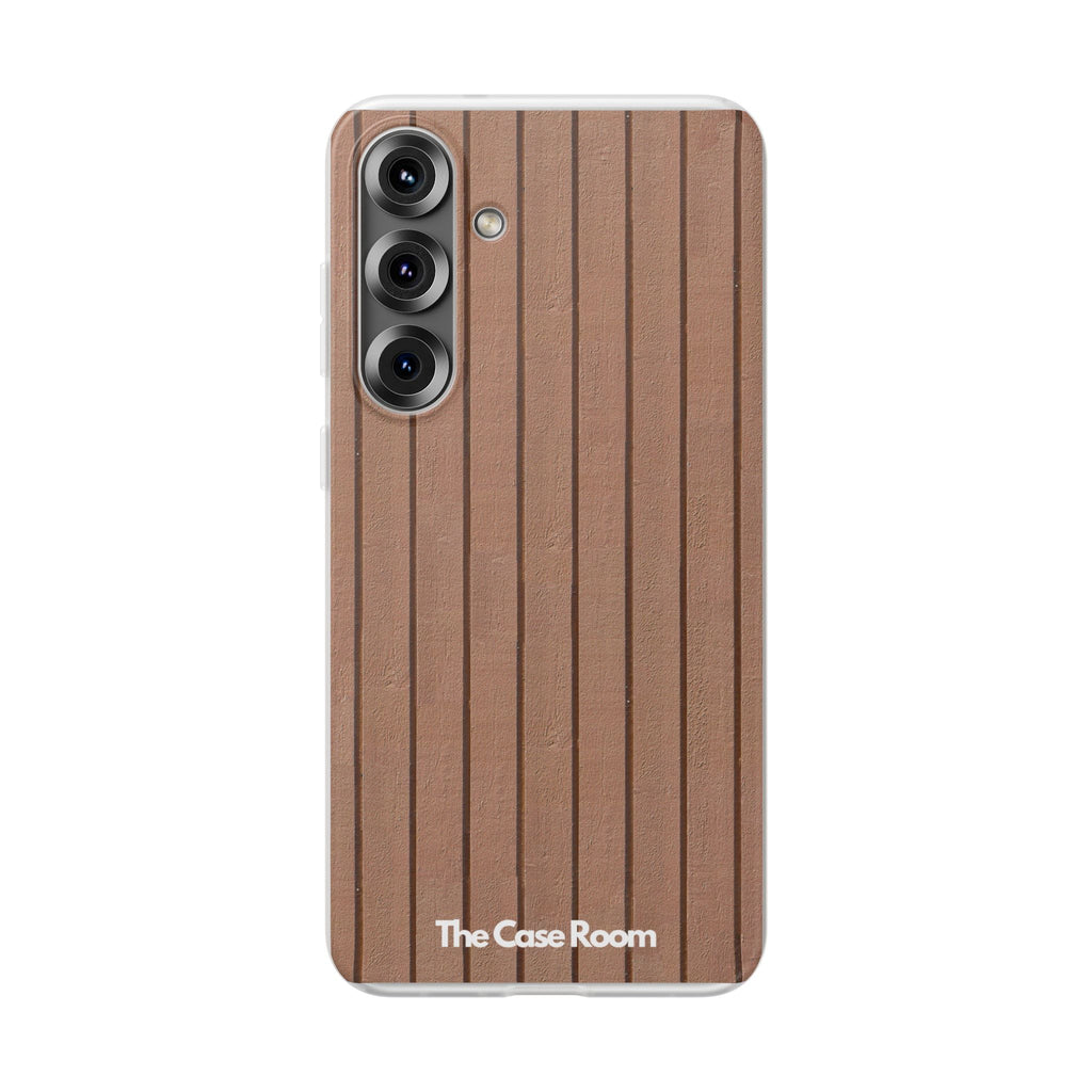 Rustic Wood Panel (Brown) Phone Case - iPhone 17/16/15 & Samsung A24