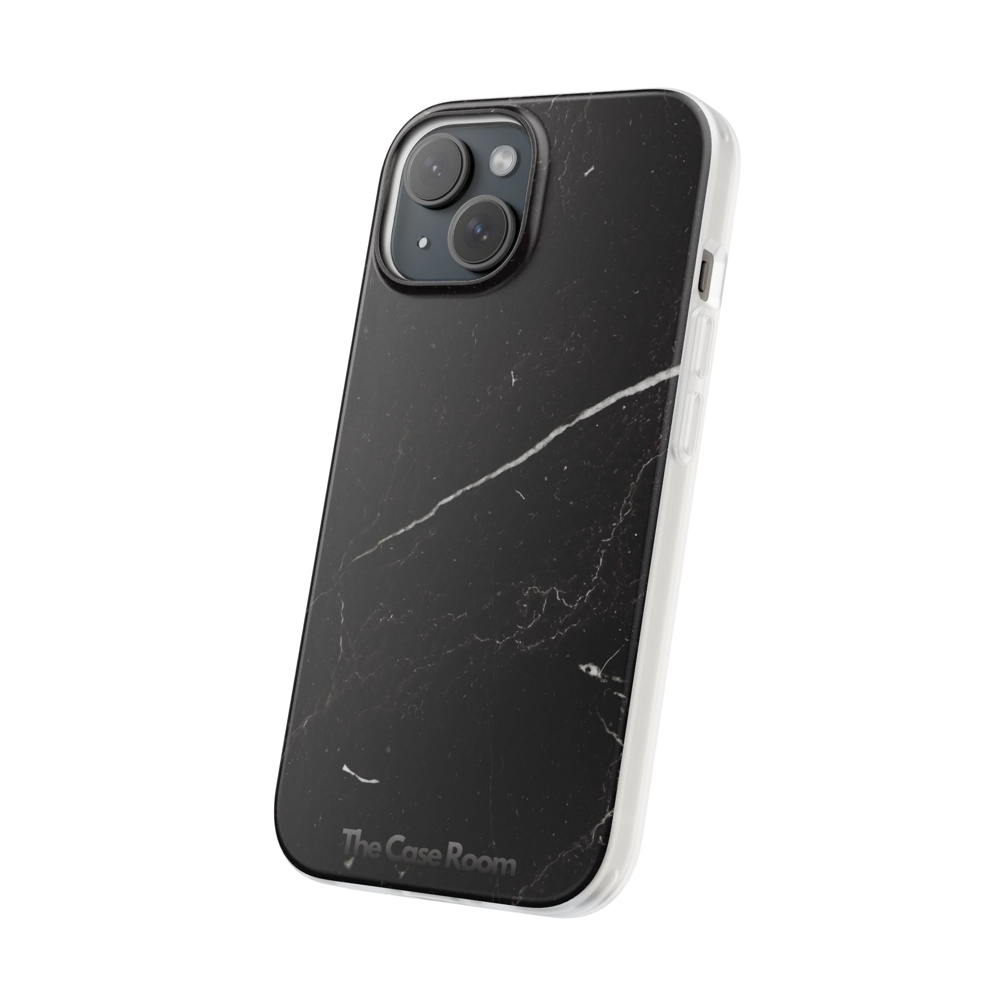 Black Marble Phone Case - iPhone 17/16/15 & Samsung A24