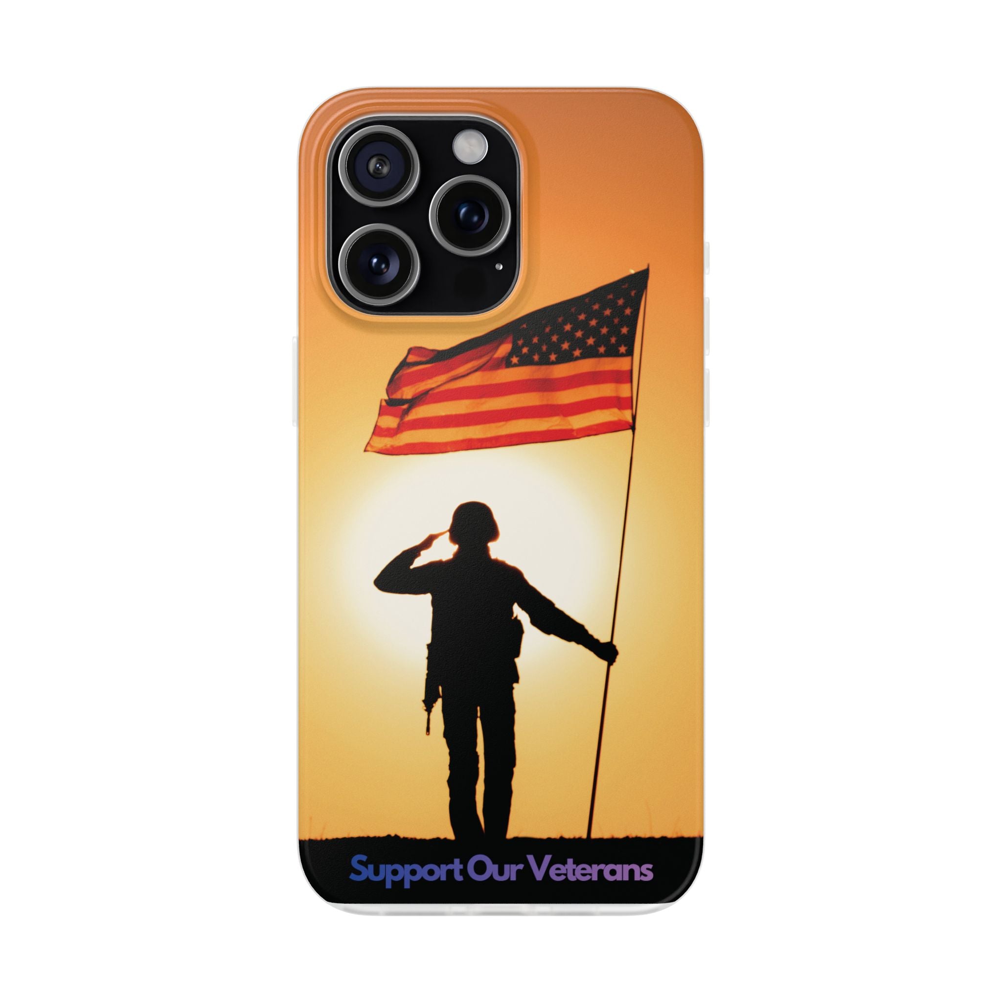 Veterans and Troops Support Phone Case - iPhone 17/16/15 & Samsung A24