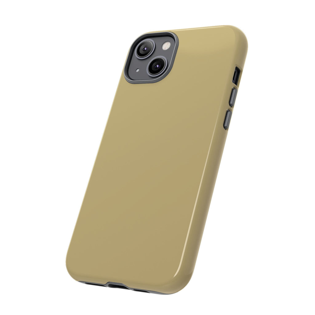 Tough iPhone Case (Gold Matte/Glossy) - Shockproof Durable Protective Cover