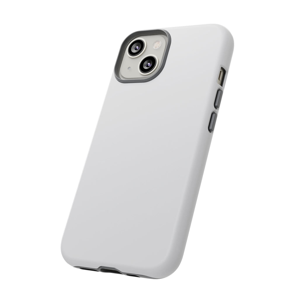 Tough iPhone Case (Silver Matte/Glossy) - Shockproof Durable Protective Cover