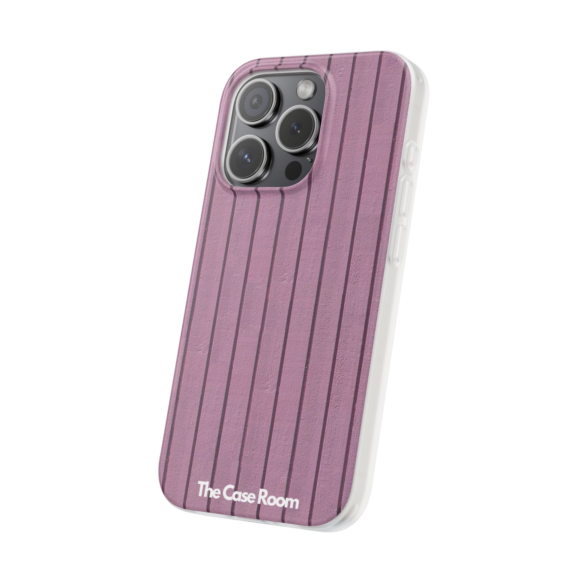 Rustic Wood Panel (Pink) Phone Case - iPhone 17/16/15 & Samsung A24