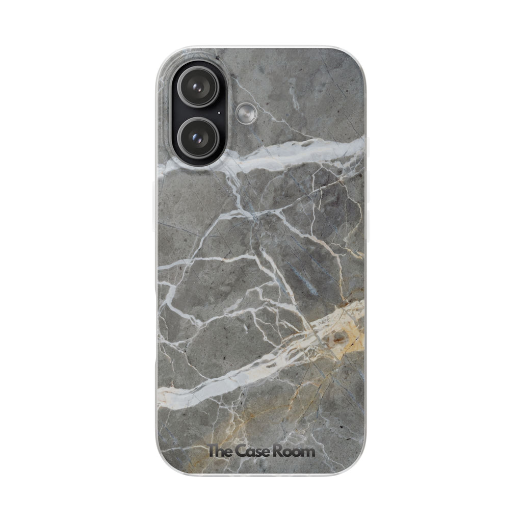 Gray Marble Phone Case - iPhone 17/16/15 & Samsung A24