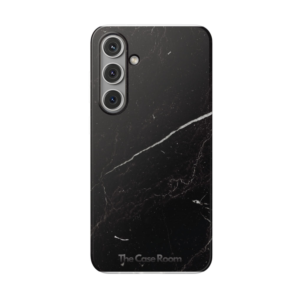 Black Marble Phone Case - iPhone 17/16/15 & Samsung A24
